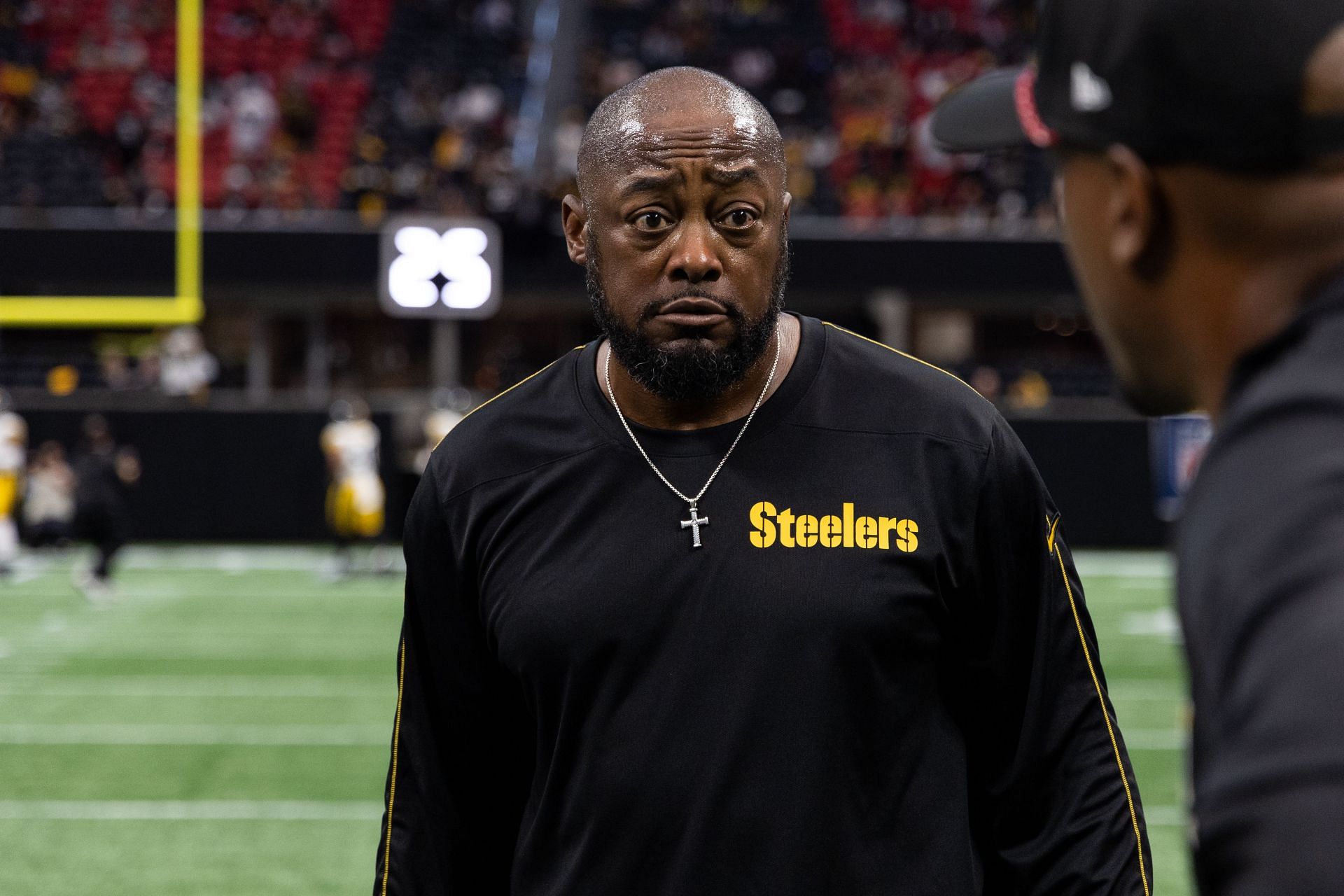 Mike Tomlin during Pittsburgh Steelers v Atlanta Falcons - Source: Getty