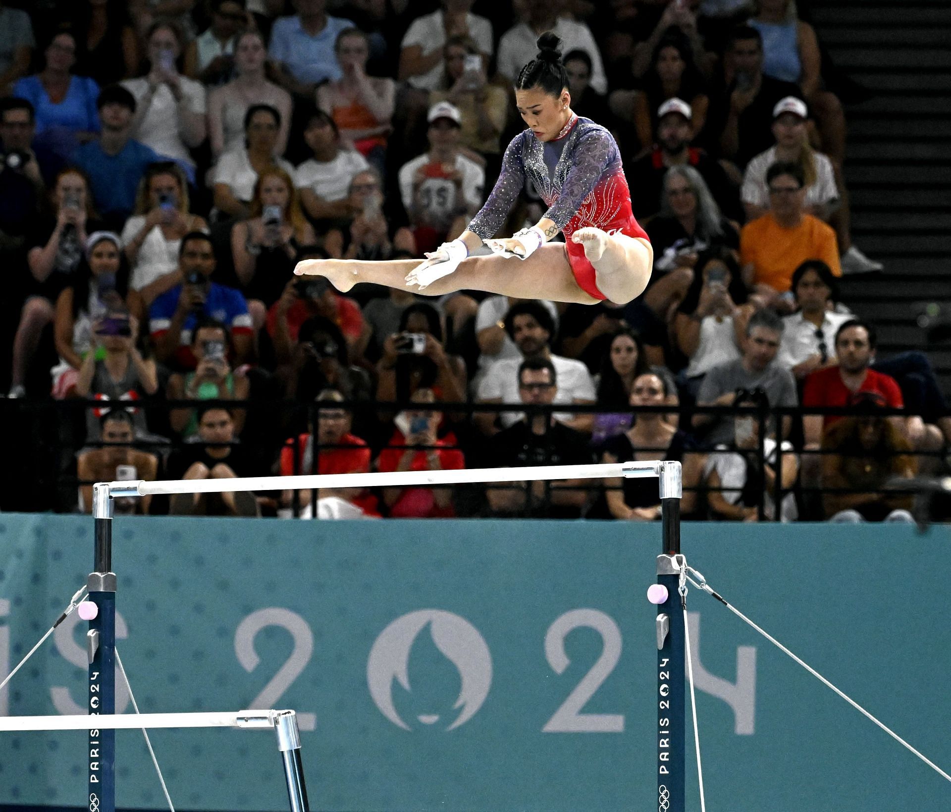 Gymnastics during the Paris 2024 Olympics. - Source: Getty