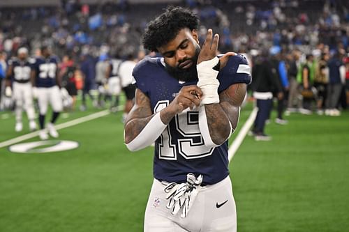 Ezekiel Elliott during Detroit Lions v Dallas Cowboys - Source: Getty