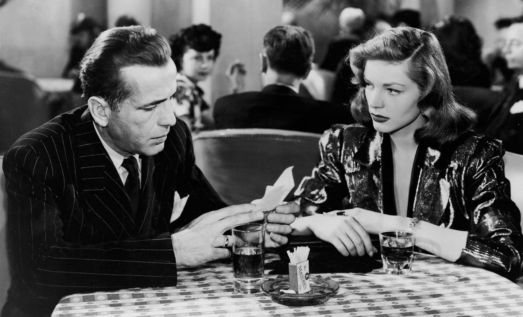 Lauren Bacall and Humphrey Bogart in The Big Sleep (Image via Warner Bros., Horizon Pictures)