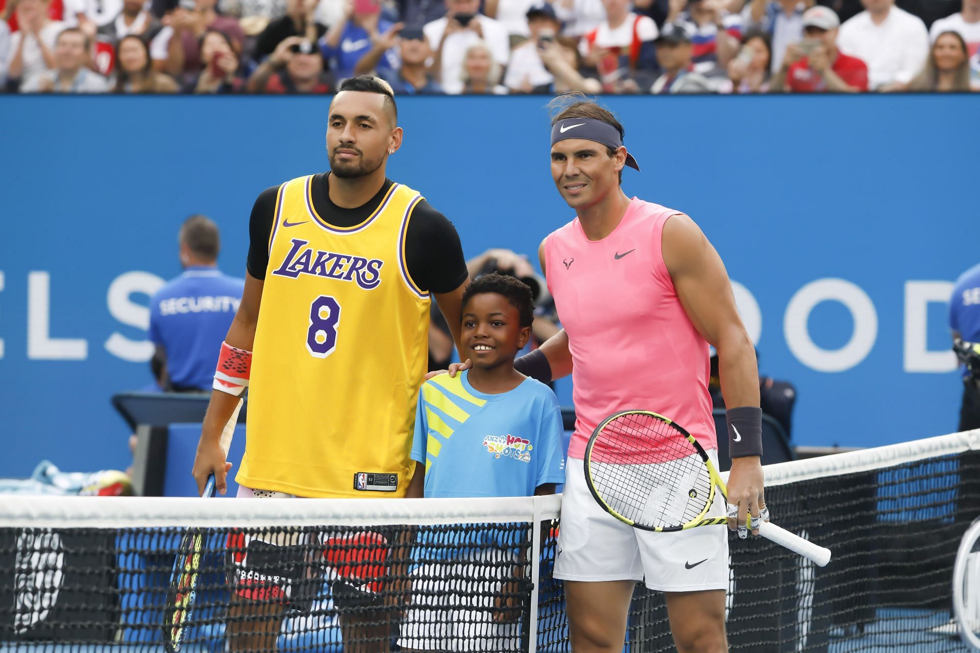 Nick Kyrgios (L) and Rafael Nadal (R) (Source: Getty)