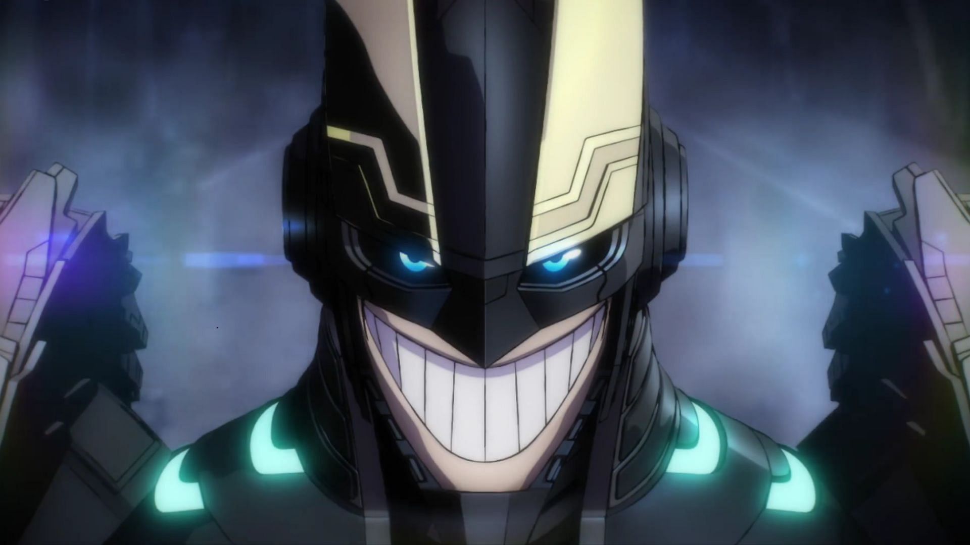 Anime characters who almost always smile: All Might (Image via Bones)