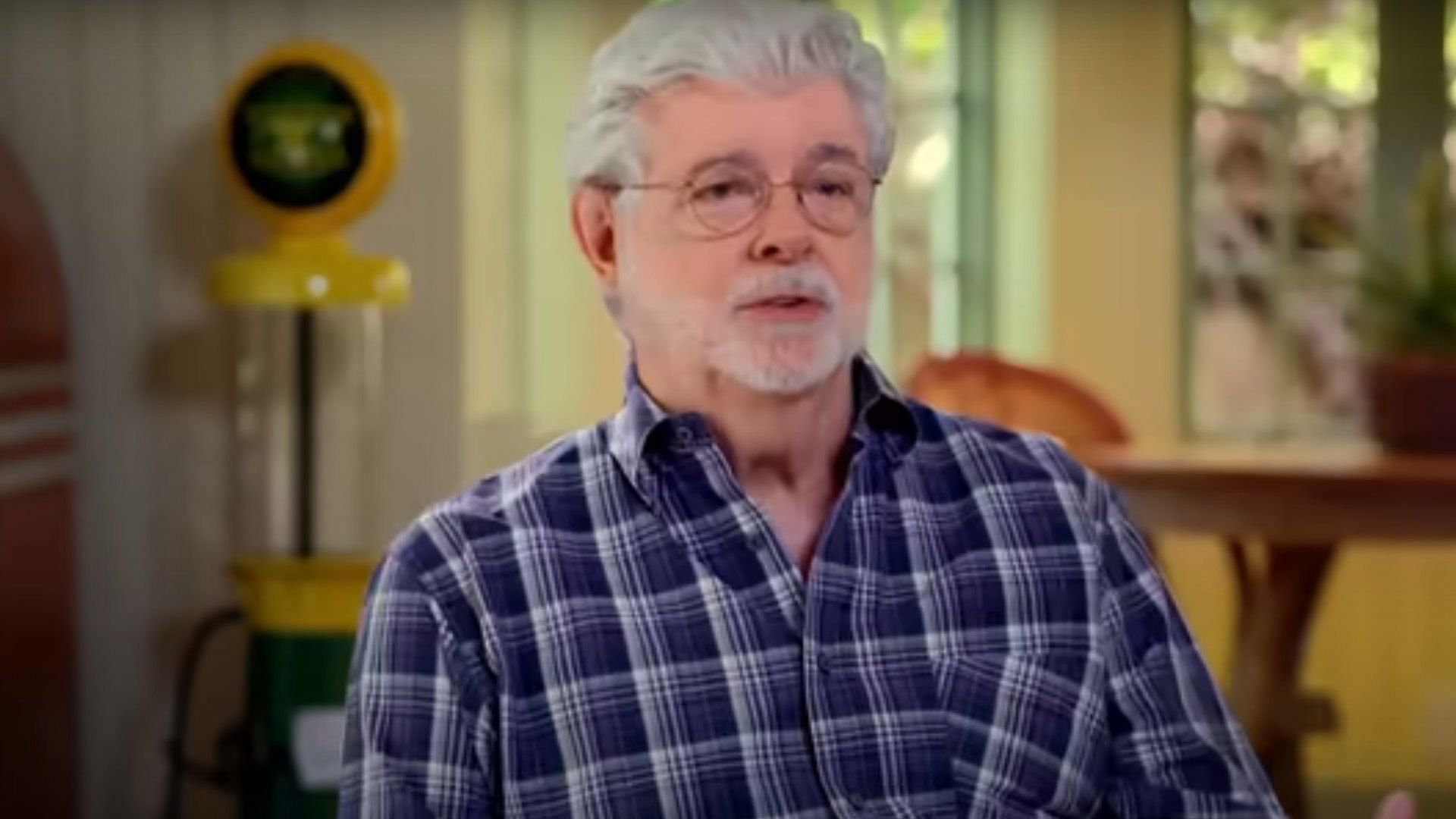 George Lucas features in the documentary film. (Image via Disney Plus/YouTube)