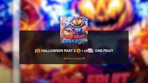 One Fruit Halloween Update Part 2 patch note