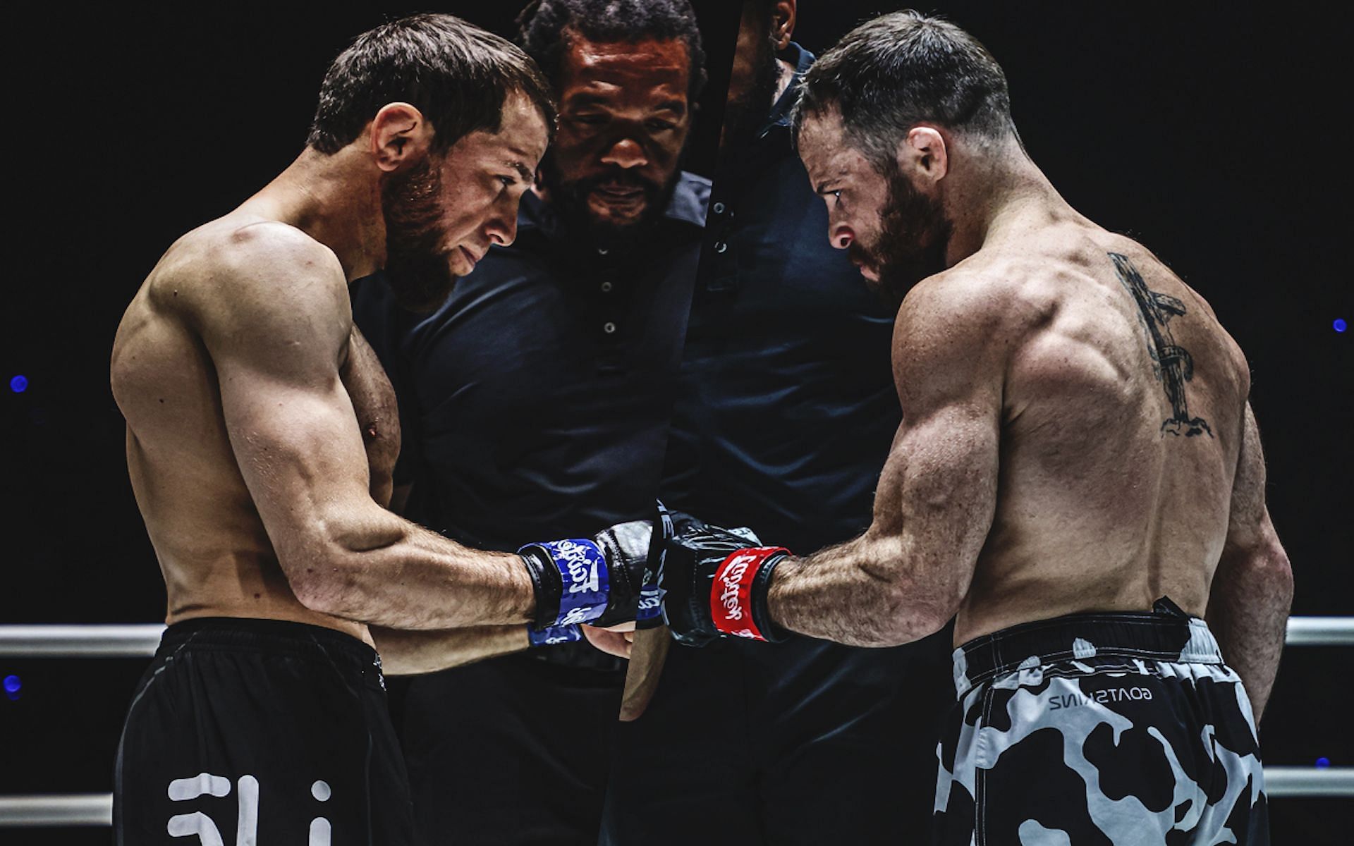 Mansur Malachiev (left) wants to take down ONE interim strawweight MMA world champion Jarred Brooks (right) to prove himself worthy.