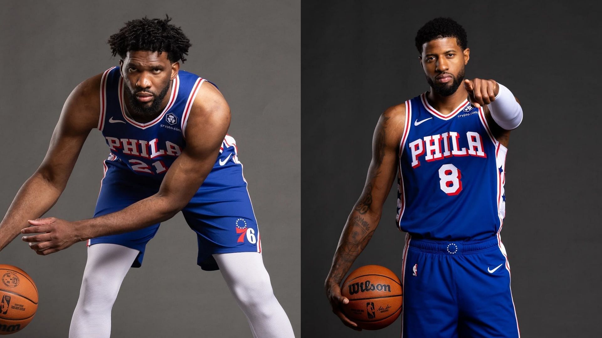 NBA fans accuse Joel Embiid of tampering which resulted in Paul George signing with the Sixers (Photo credits: IMAGN)