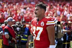 When Travis Kelce expressed regret after shoving Chiefs OC Eric Bieniemy on the sidelines: "Sometimes you get a little heated"