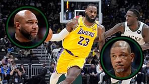LeBron James' friend hilariously trolls Darvin Ham and Doc Rivers after Lakers' win over Bucks - "Dumb & Dumber"