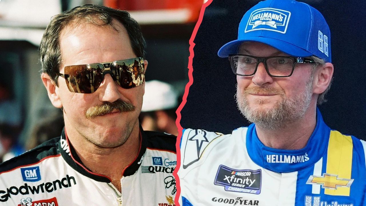 Dale Earnhardt Sr. and Dale Earnhardt Jr.