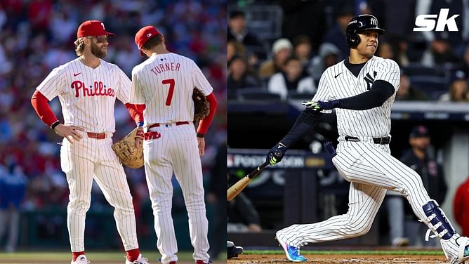 "Juan Soto is a $500,000,000 player" - Phillies insider points Bryce Harper & Trea Turner $600M+ contracts as barriers for interest in Yankee star