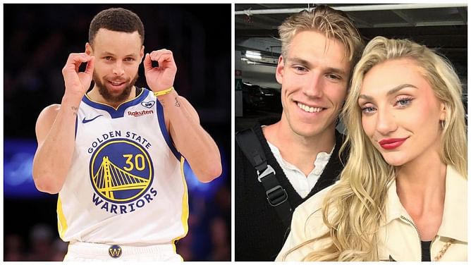 Steph Curry reacts to Ben Felter's loving post for fiancée Cameron Brink