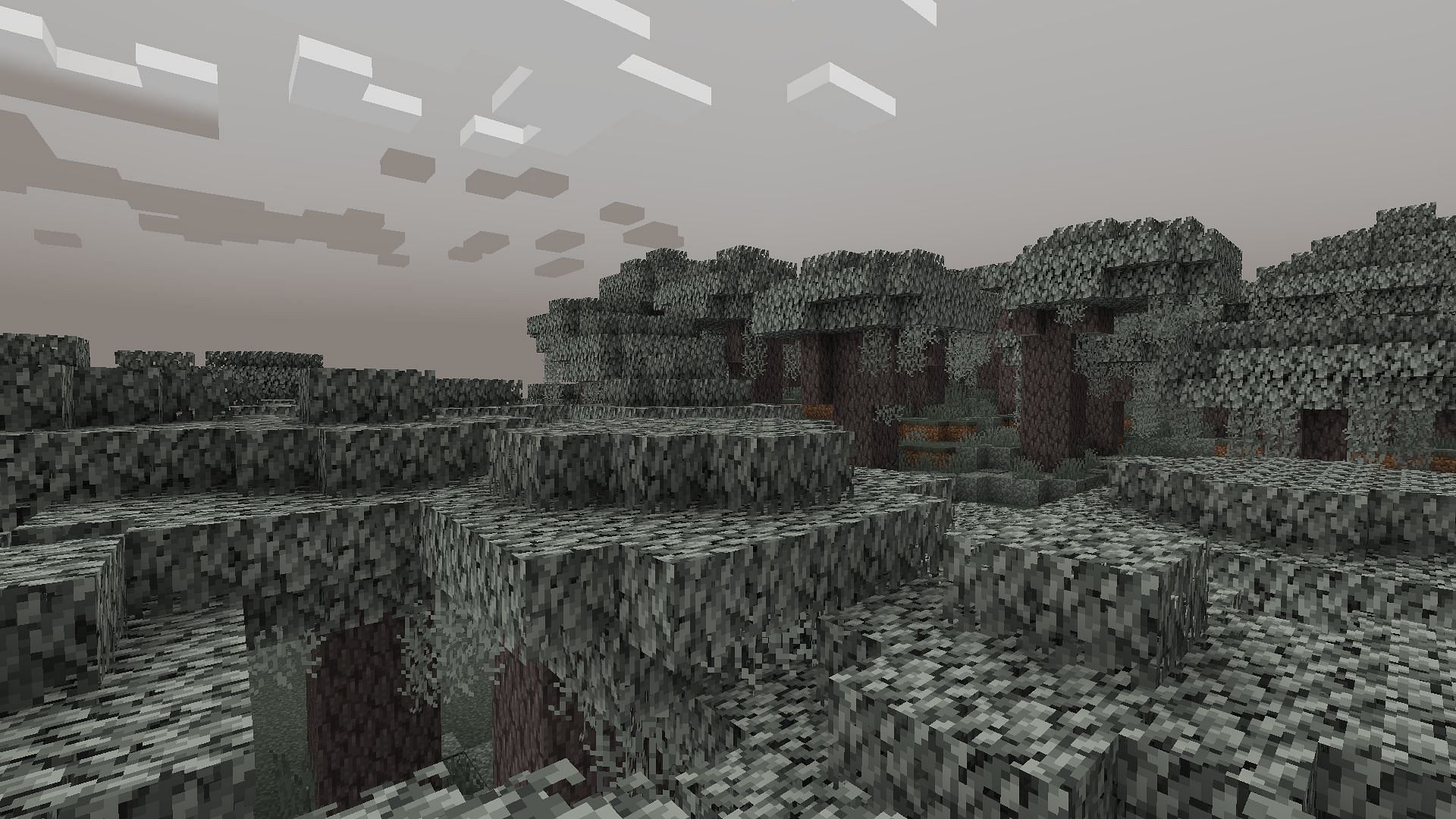 The Pale Oak Tree in Minecraft can be used to spawn a creaking (Image via Mojang Studios)