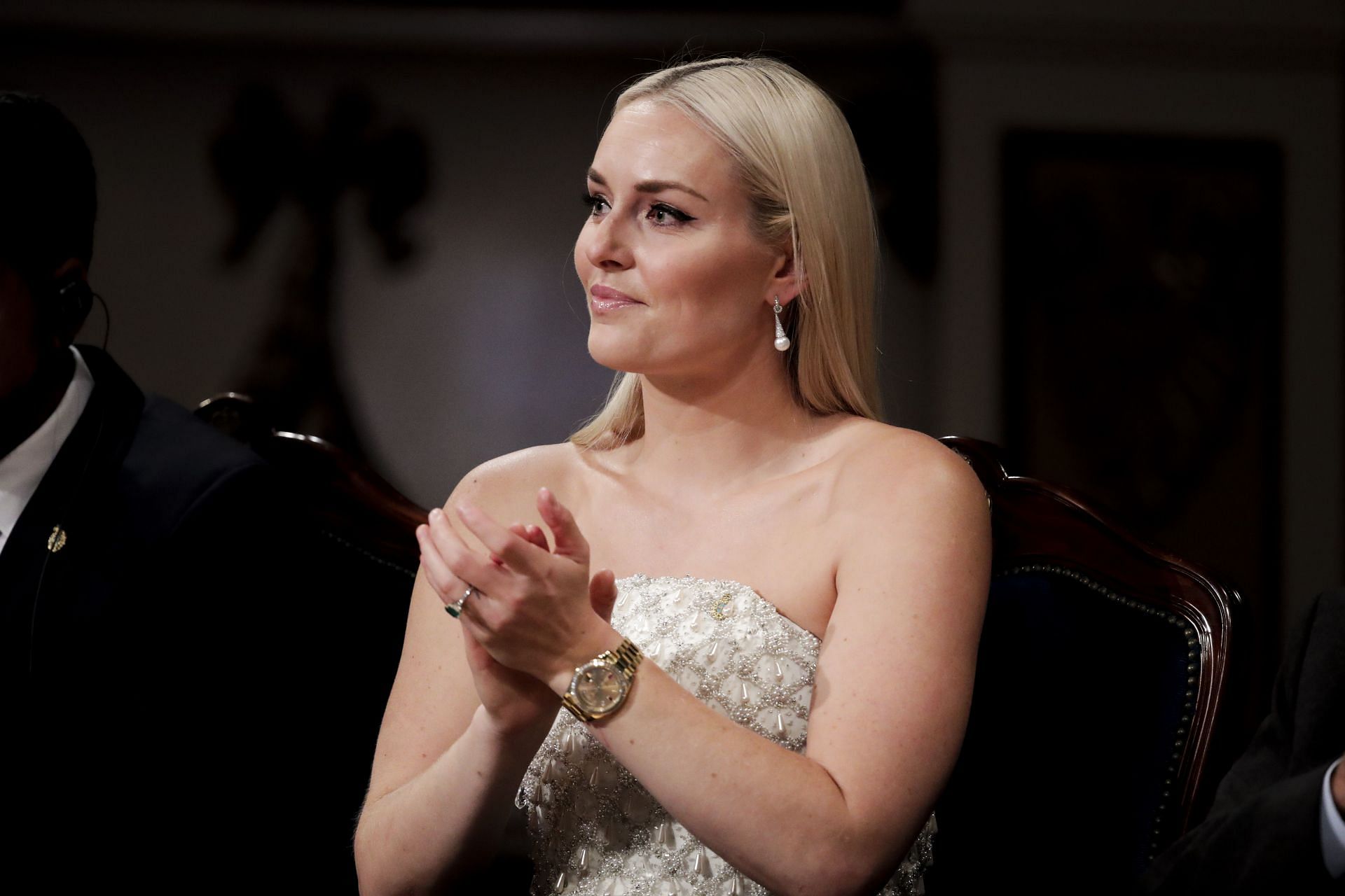 Lindsey Vonn shares an update on her knee replacement surgery. (Source: Getty)