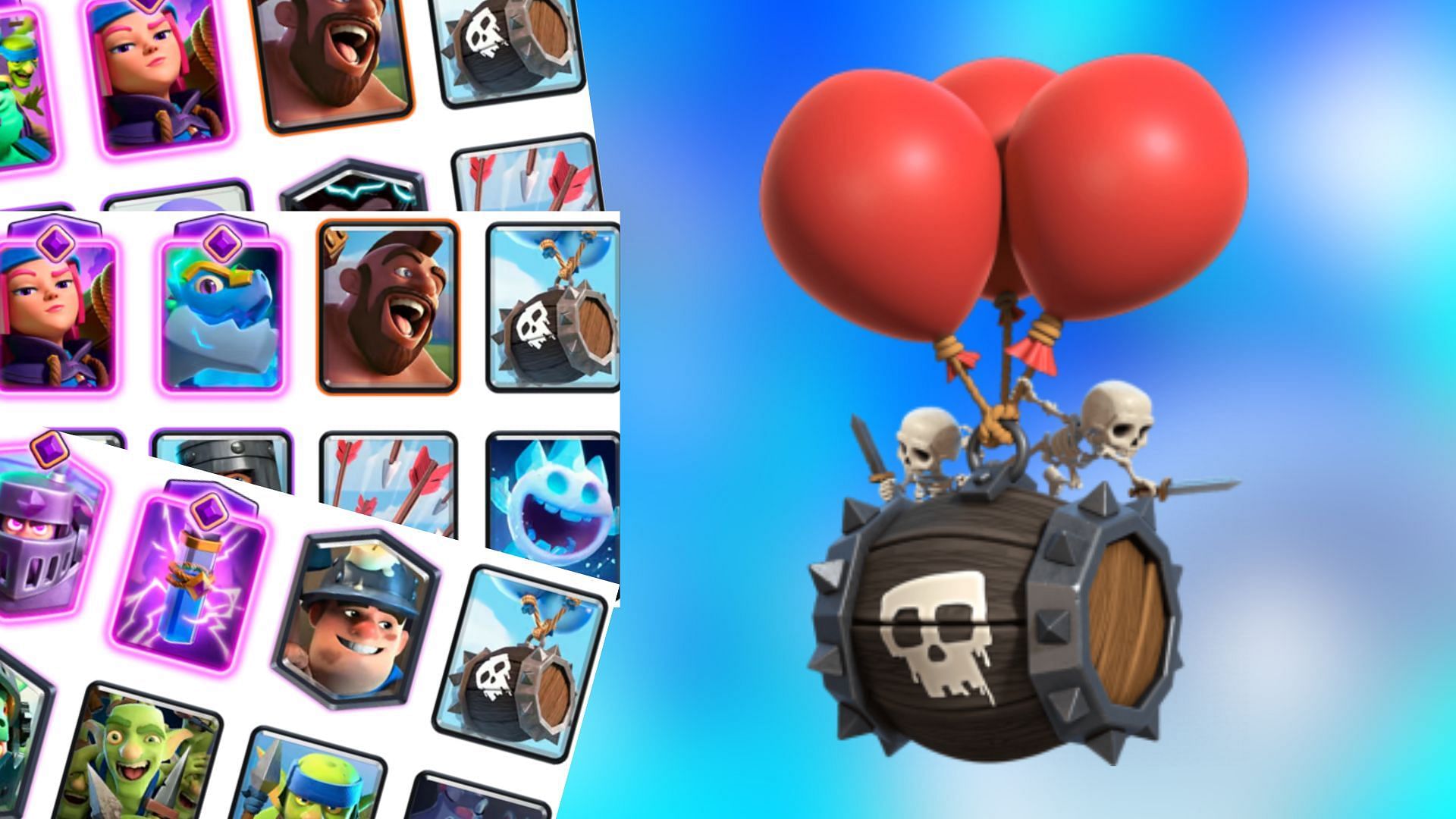 Best Clash Royale decks with Skeleton Barrel (Image via SuperCell)