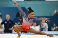 Simone Biles at the Paris Olympics (Image Source: Getty)