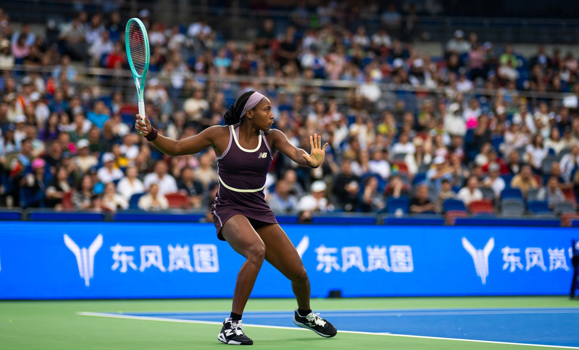 Coco Gauff at the 2024 Wuhan Open (Image: Getty)