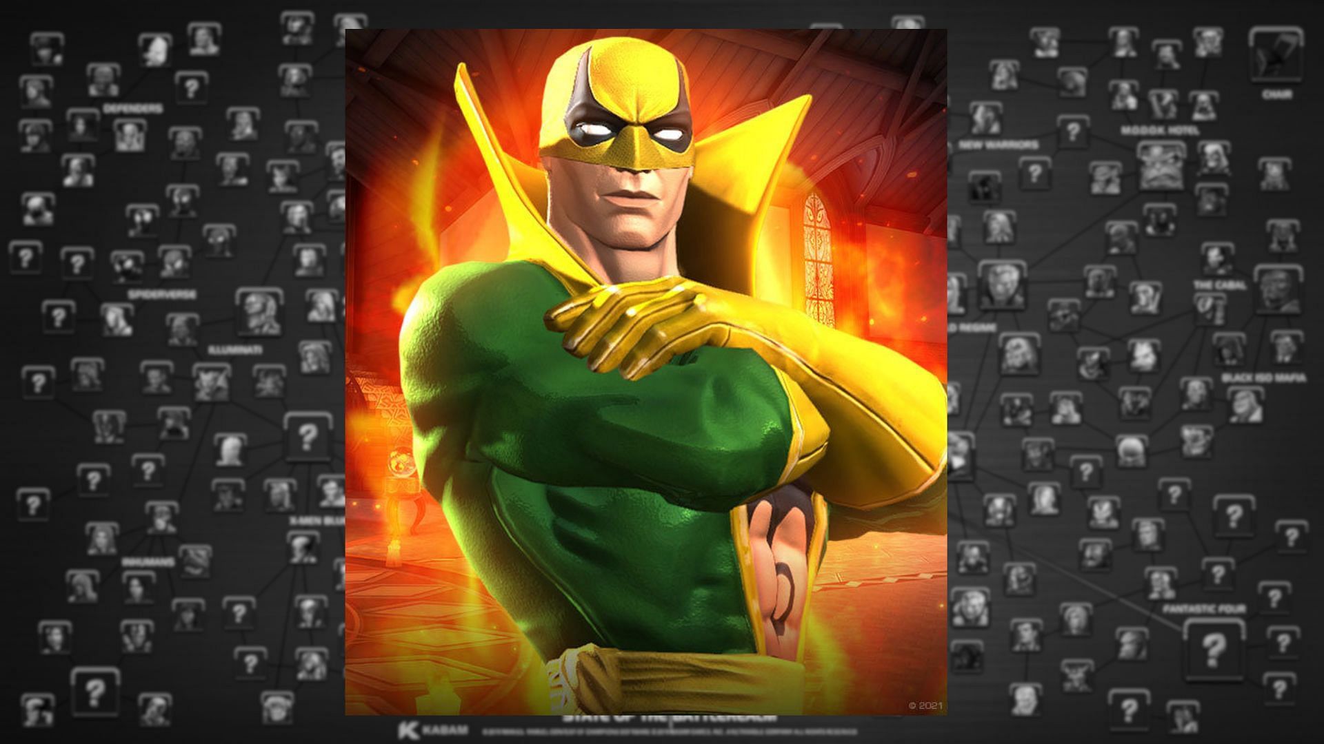 Iron Fist is a martial arts specialist among 3-star characters in the Marvel Contest of Champions (Image via Kabam Games, Inc.)