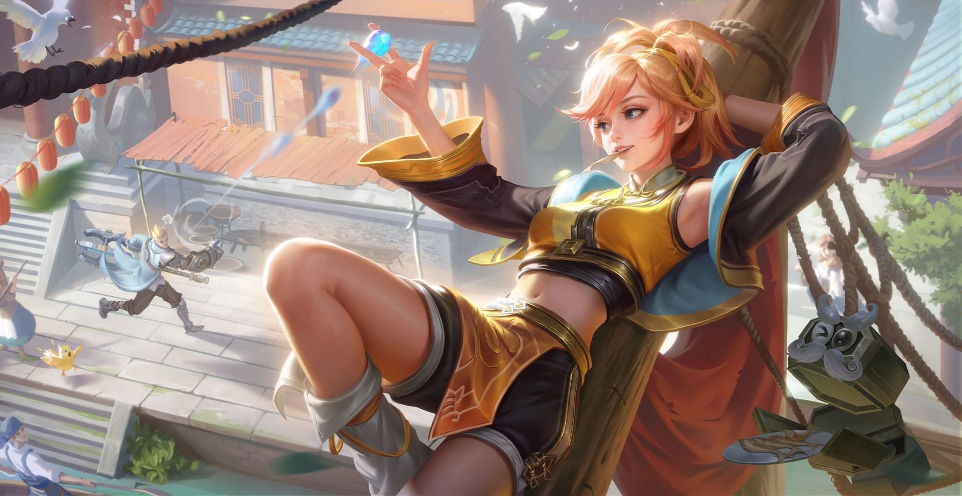 Mayene should be moved around the battlefield to ensure she attacks alone enemies making her one of the best Clash Lane heroes in Honor of Kings (Image via Level Infinite)