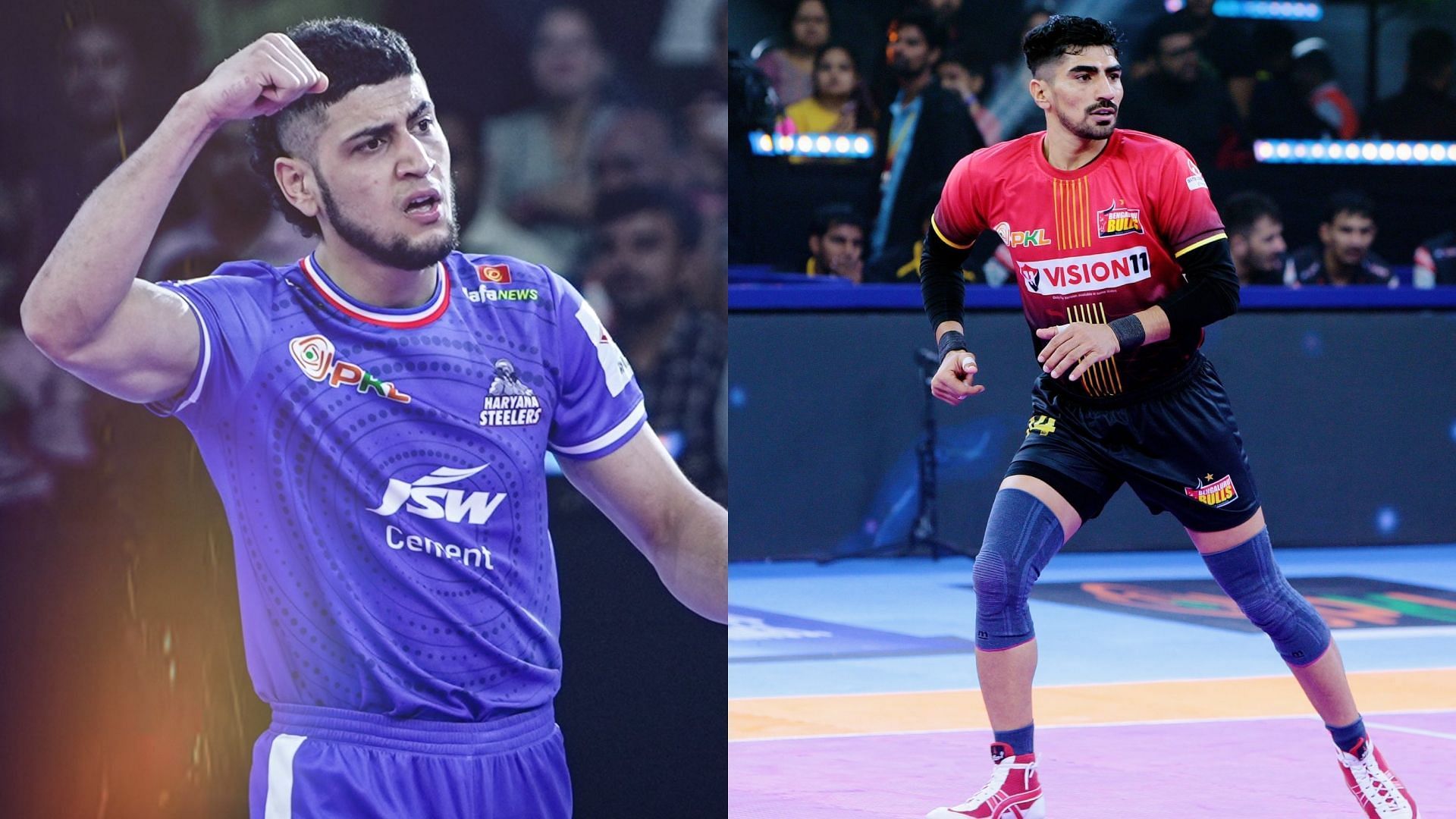 बेंगलुरु बुल्स vs हरियाणा स्टीलर्स (Photo Credit- X/@HaryanaSteelers/@BengaluruBulls)