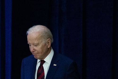 President Joe Biden speaks about his efforts to reduce gun violence (Image via Getty)