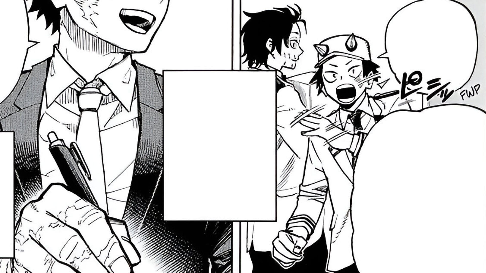 Deku and Kota Izumi as seen in the manga (Image via Shueisha)