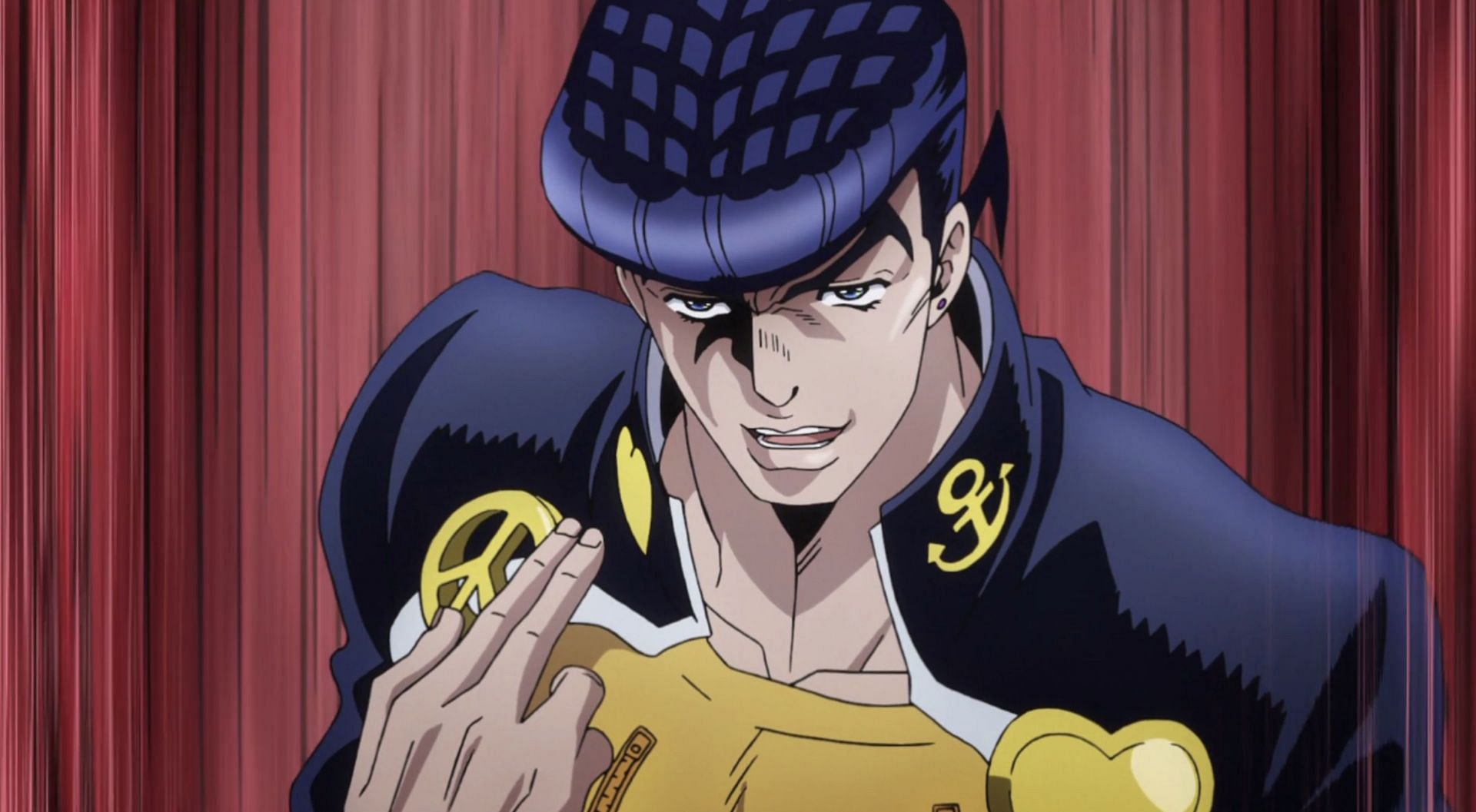 Josuke Higashikata as seen in anime (Image via David Production)