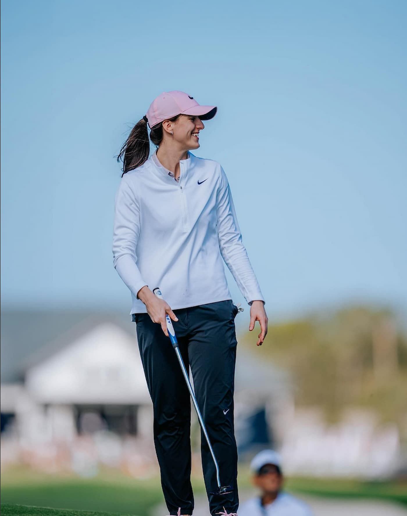 Clark at the LPGA (Photo credits: Clark&#039;s Instagram)