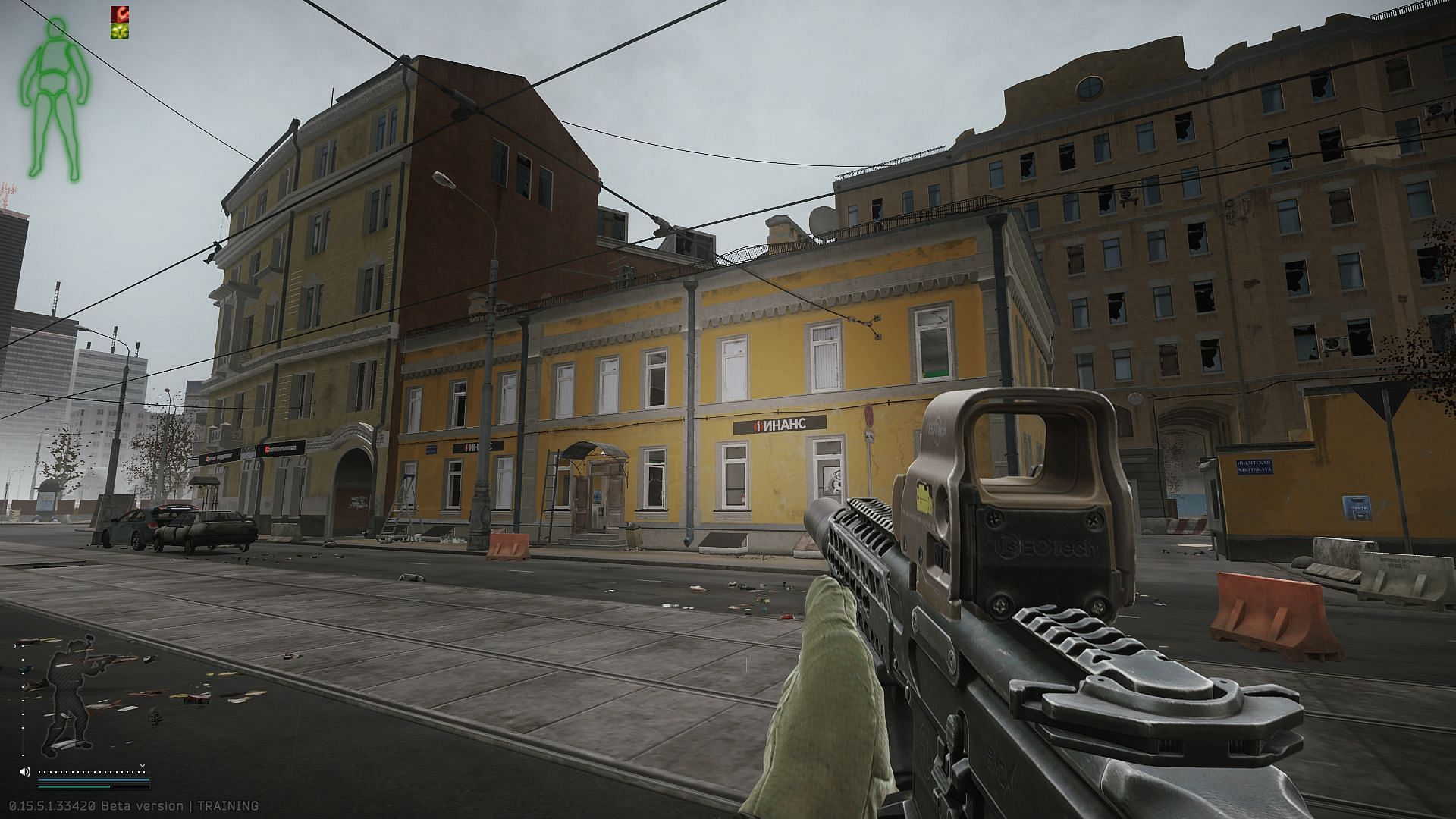 The Financial institution building on Streets of Tarkov (Image via Battlestate Games)