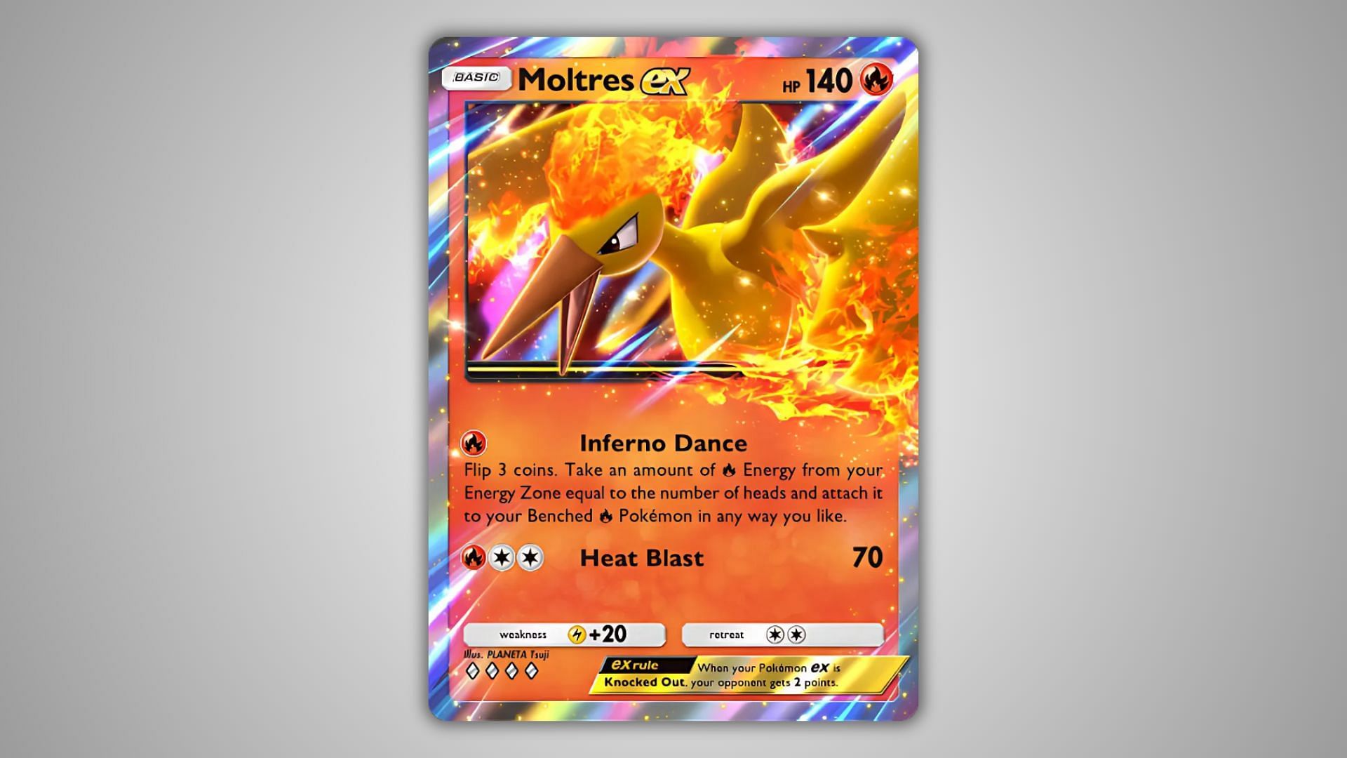 Moltres EX (Image via The Pokemon Company)