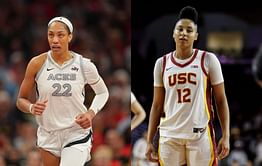 A'ja Wilson issues two-word reaction to JuJu Watkins breaking Caitlin Clark's scoring record