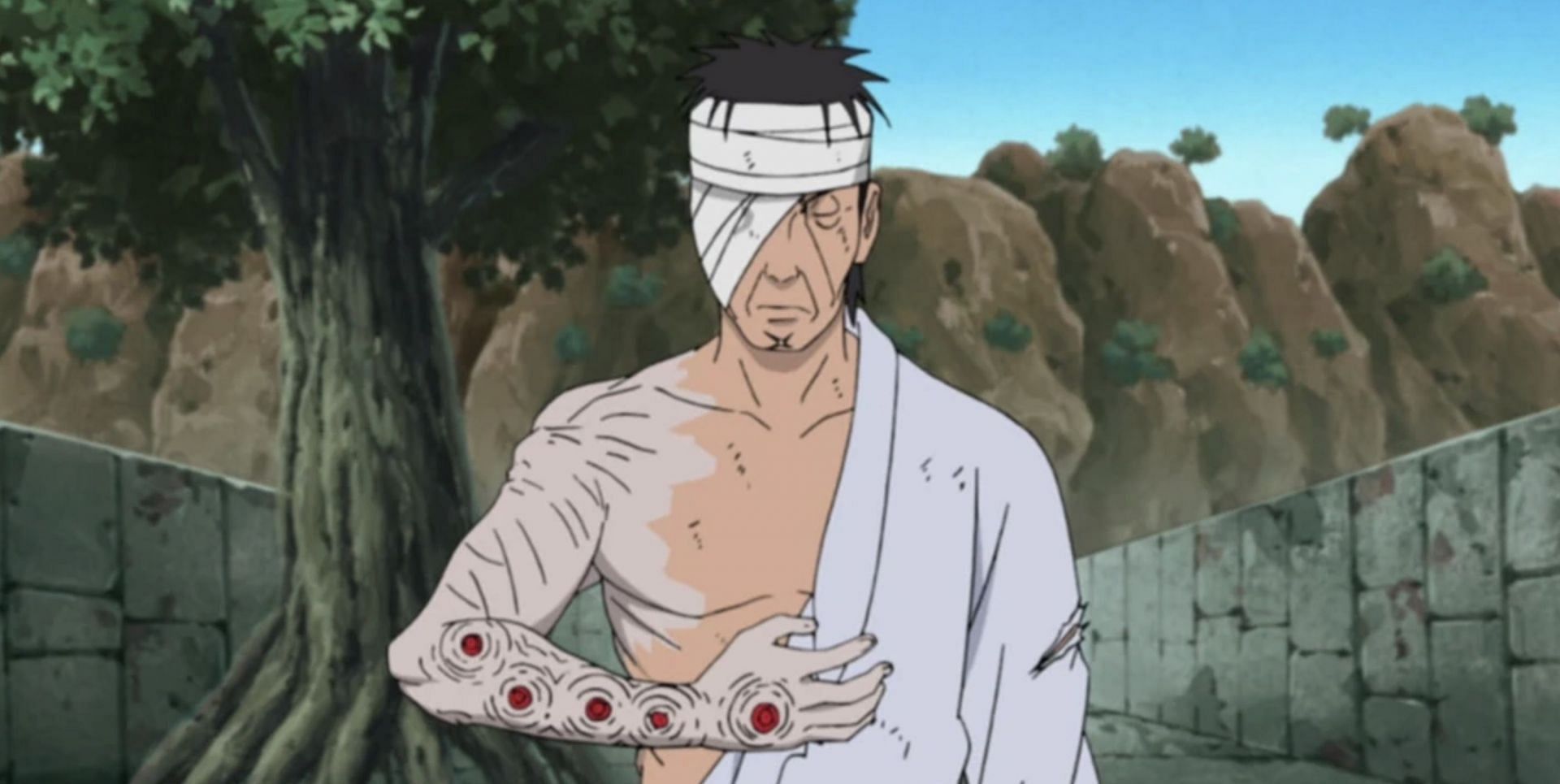 Danzo Shimura as seen in anime (Image via Studio Pierrot)