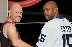 Leafs’ legend Mats Sundin recreates iconic photo with Vince Carter ahead of his jersey retirement