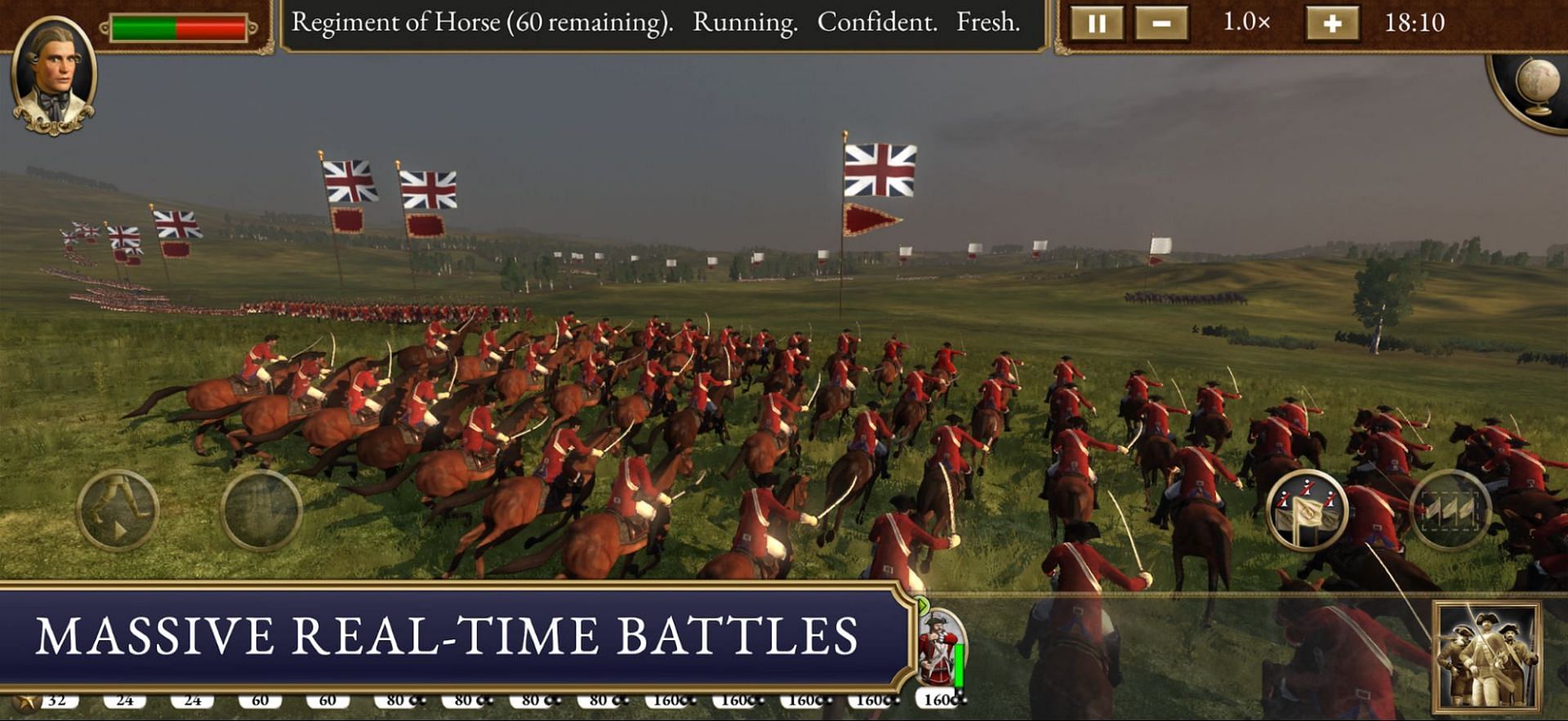 It stands out among other offline Android games by combining history and strategy(Image via Feral Interactive)