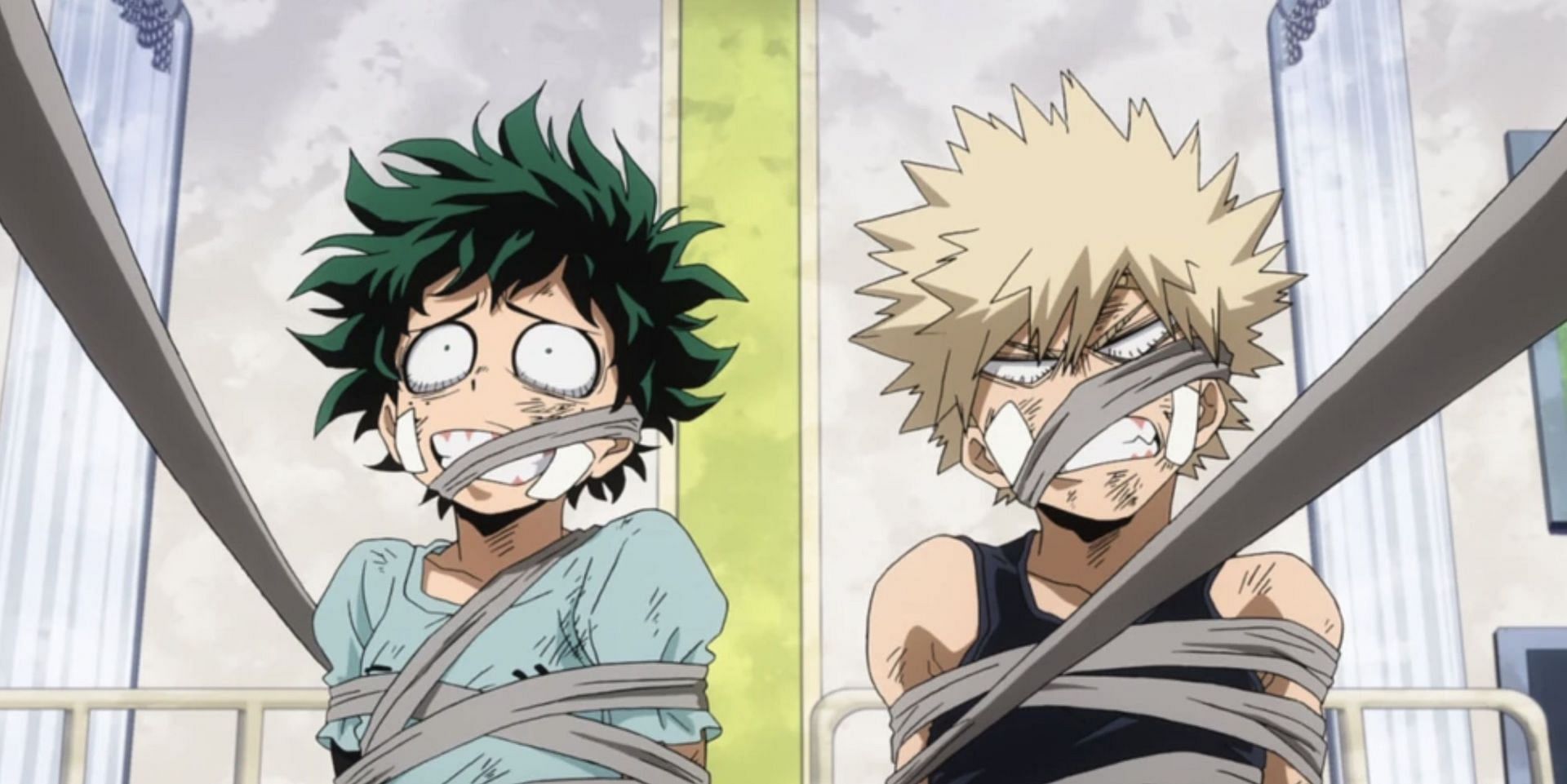 Midoriya and Bakugo (Image via Bones)