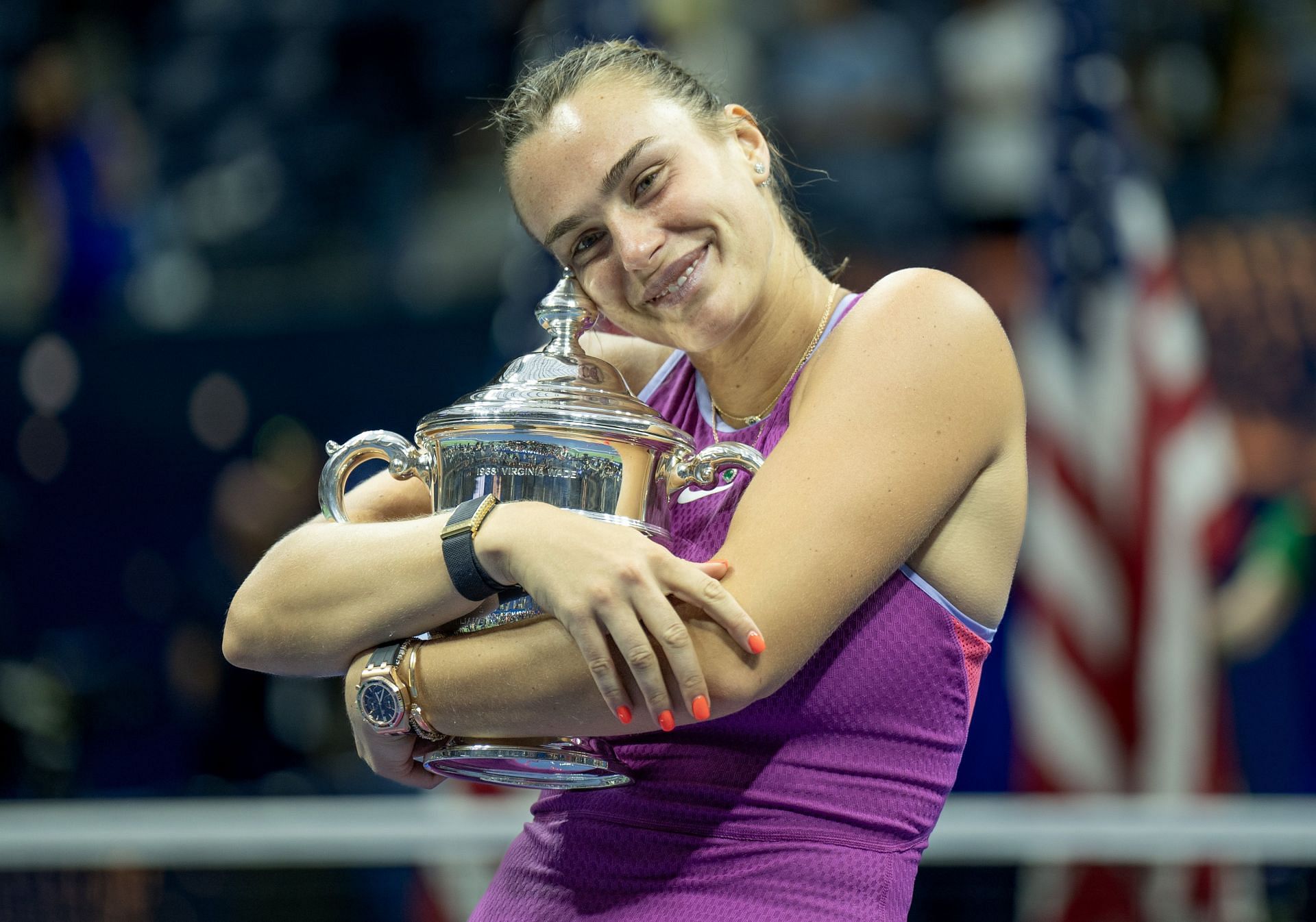 Aryna Sabalenka at the US Open 2024. (Photo: Getty)