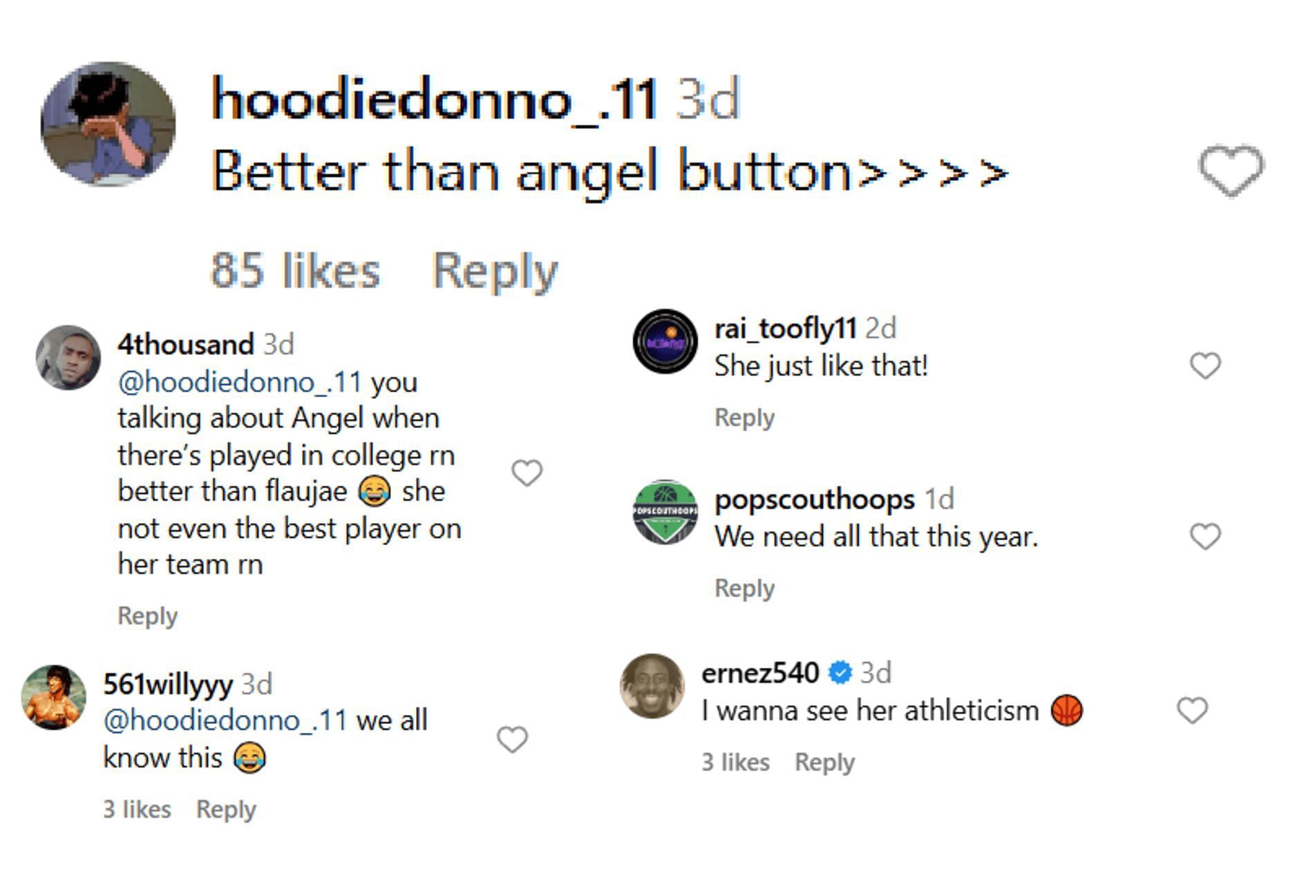 Fans comment on Flau&#039;jae Johnson&#039;s high school days (Source: Instagram/slam_hs)