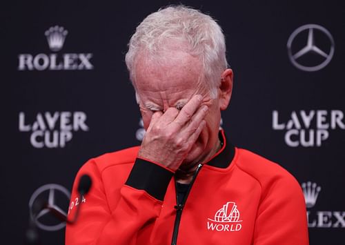 John McEnroe pictured at the 2024 Laver Cup | Image Source: Getty