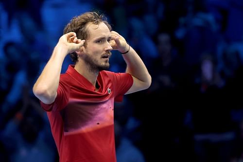 Daniil Medvedev at the Nitto ATP Finals 2024 (Image: Getty)