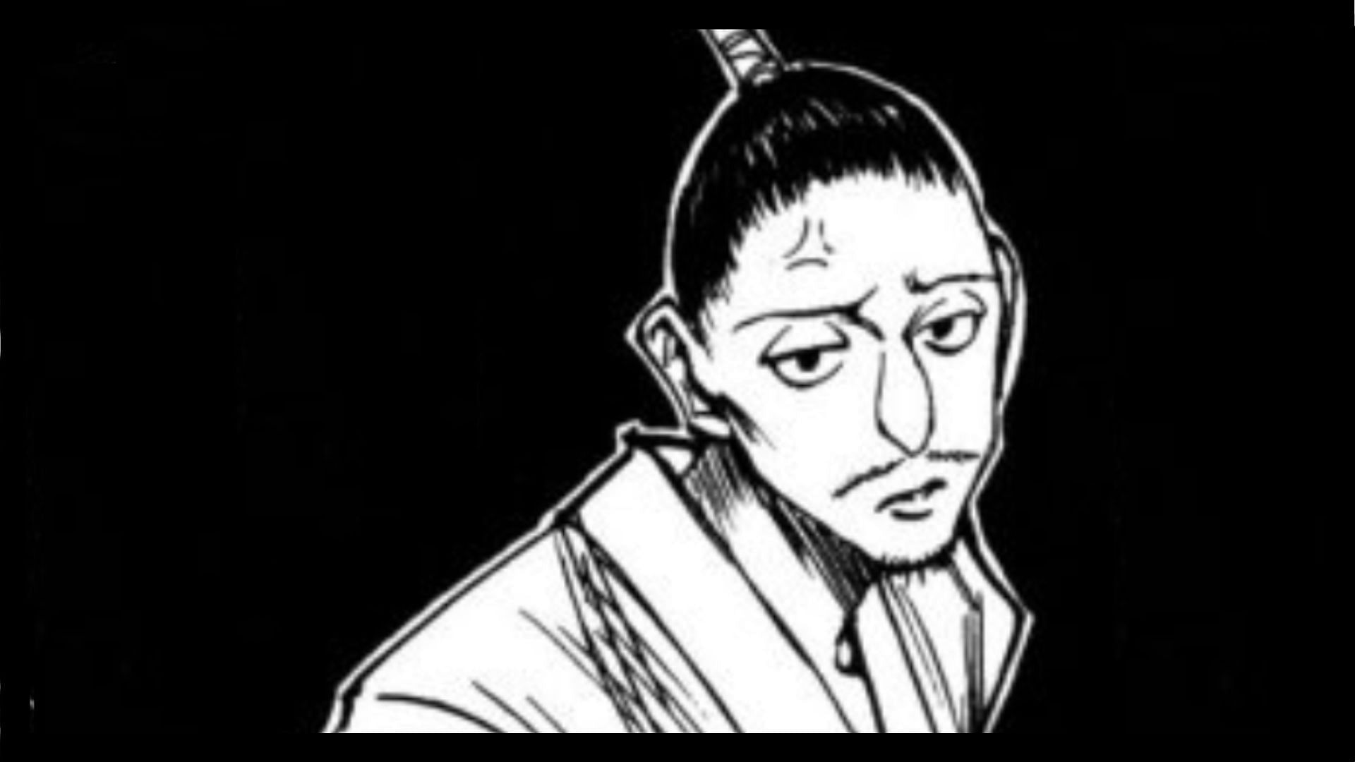 Nobunaga as seen in Hunter x Hunter (Image via Shueisha/Togashi)