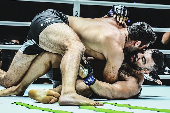 Marcus ‘Buchecha’ Almeida says his first-round submission of Amir Aliakbari was a collective effort with his teammates