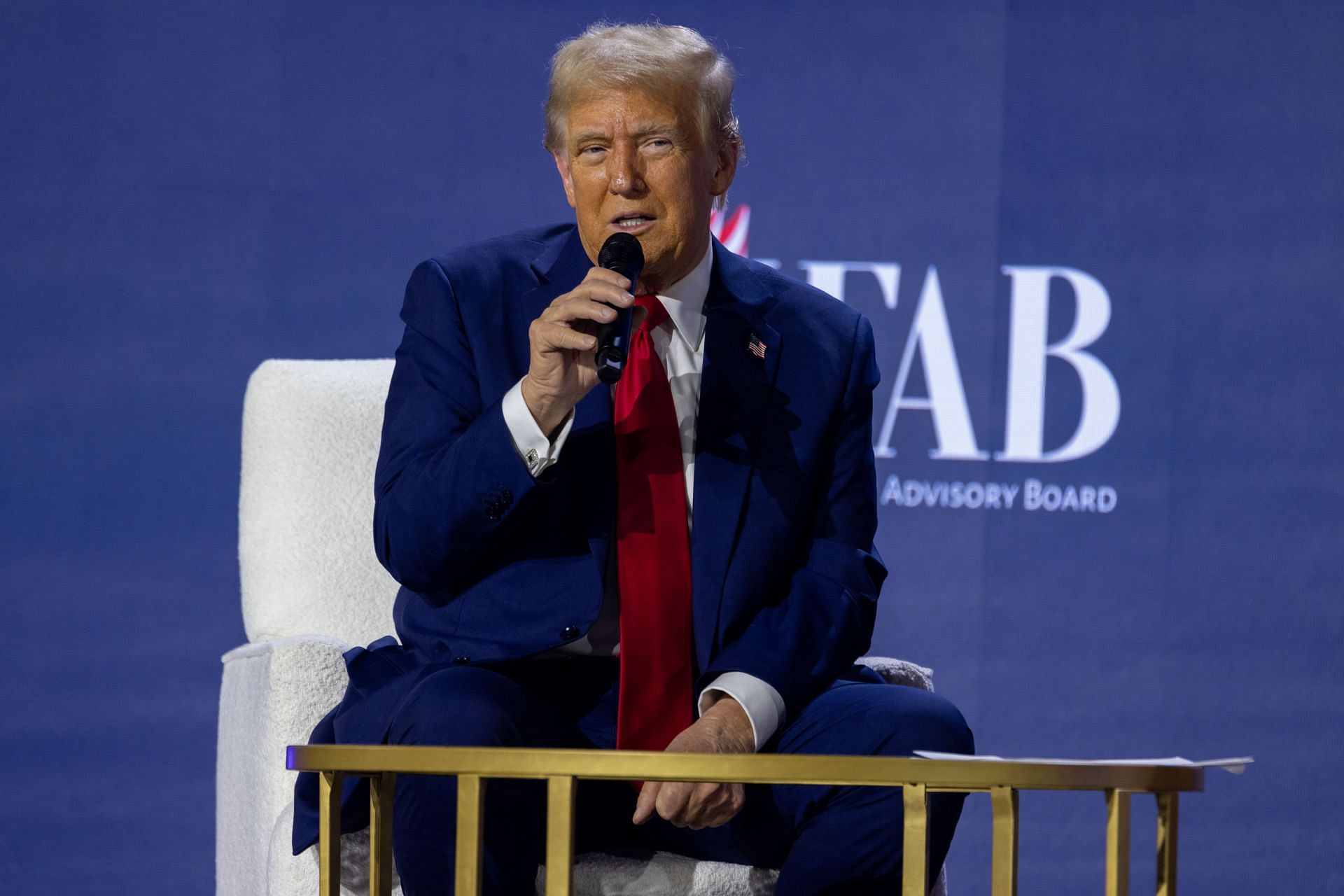 Trump at National Faith Advisory Board (NAFB) Convention - Source: Getty