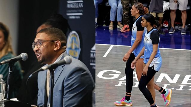 Tyler Marsh says that Kamilla Cardoso and Angel Reese are the cornerstone pieces of the Chicago Sky (Photo credits: GETTY, Sky