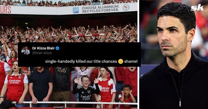 "He just cost us the title", "Needs to go Saudi in January" - Fans call out Arsenal star for his second-half showing in draw against Chelsea