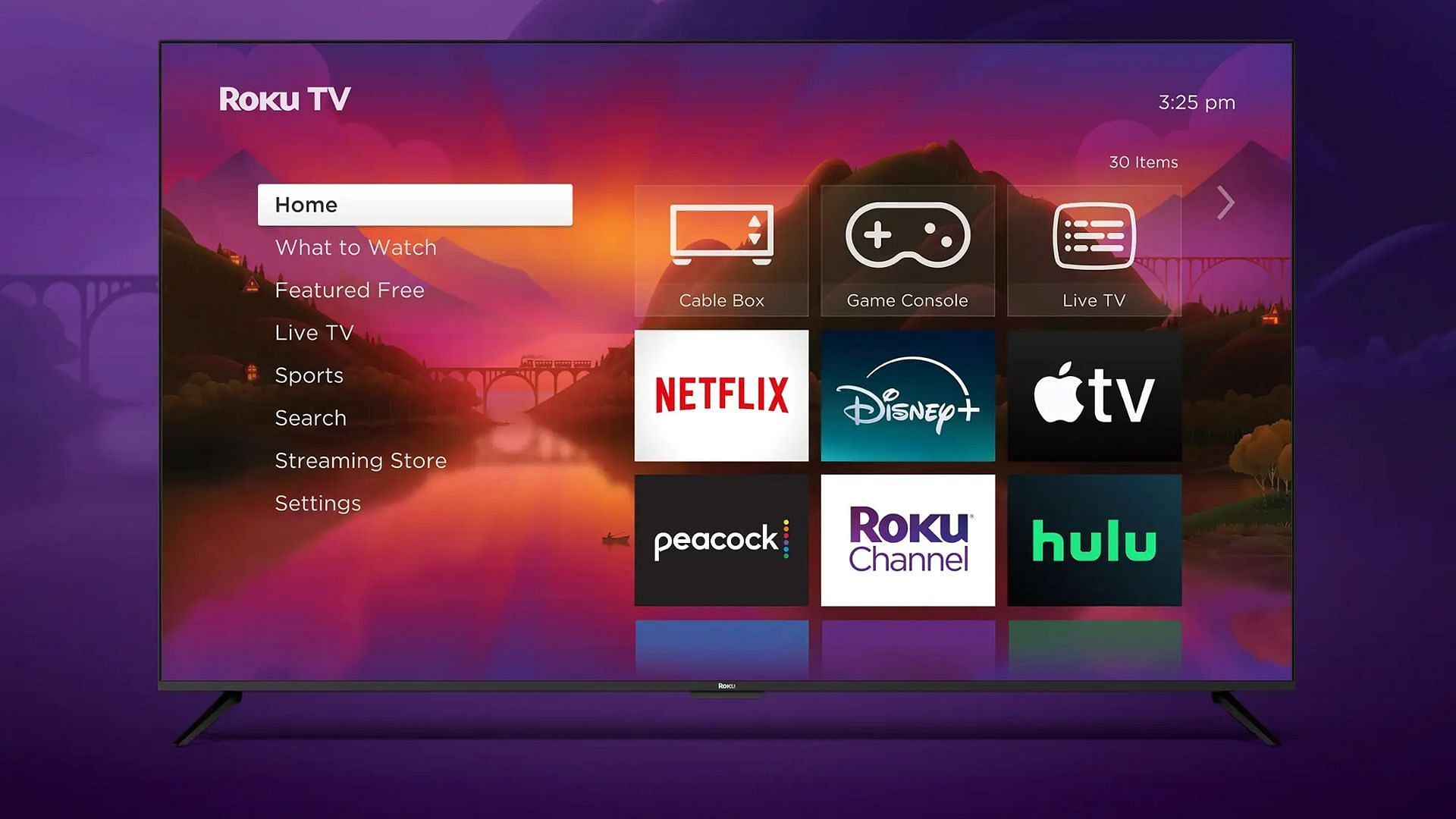 Roku 65-inch Class Select Series 4K TV on sale for Black Friday 2024 (Image via Roku)