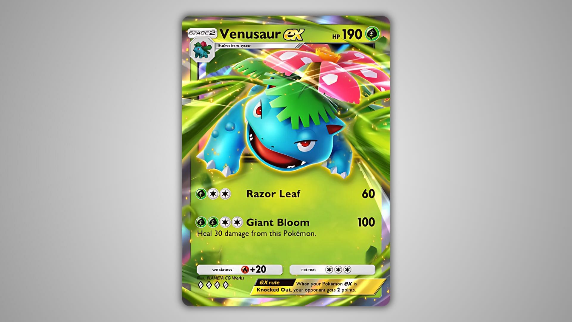 Venusaur EX (Image via The Pokemon Company)