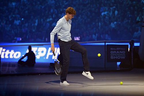 Jannik Sinner pictured at the 2024 ATP Finals - Image Source: Getty