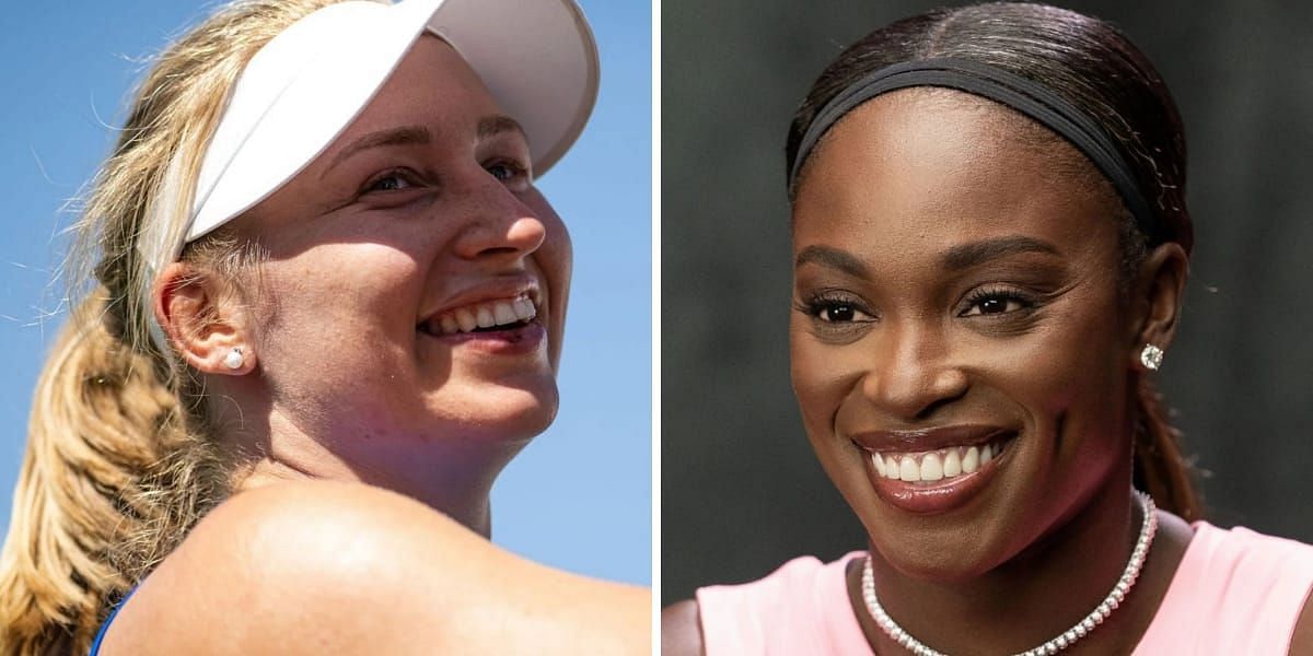 Daria Saville (L) &amp; Sloane Stephens (R) (Image source: GETTY)