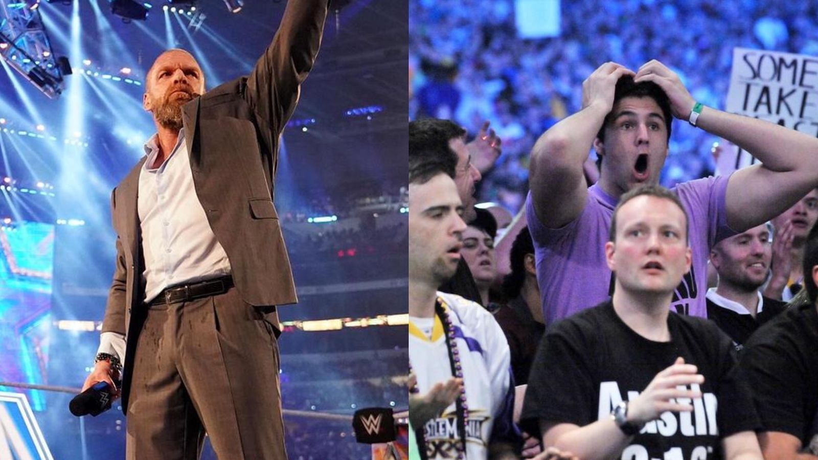 Triple H crowned the new champion! (pics from WWE.com)