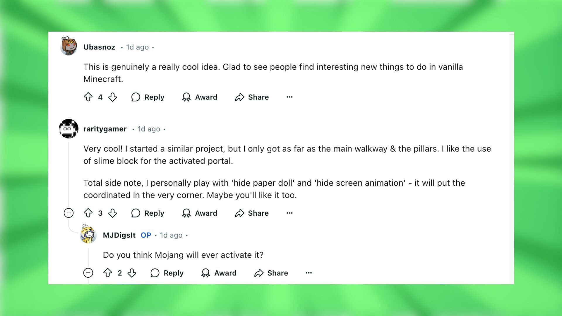 Redditors talk about their ideas for the rebuilding process (Image via Reddit)