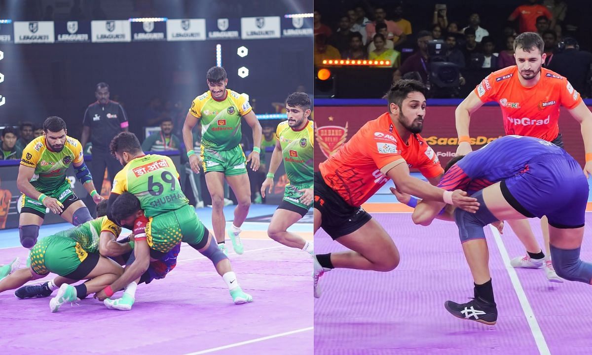 पटना पाइरेट्स और यू-मुम्बा (Photo Credit - @PatnaPirates/@umumba)